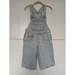 Vintage Venus Shortalls Overall Shorts Cutoffs Womens 7 Carpenter Blue Denim